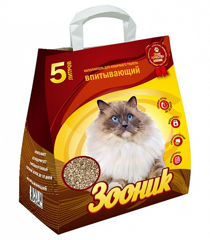 ЗООНИК Наполнитель впитывающий 5 л
