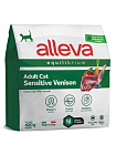 Alleva Equilibrium для взрослых кошек Чувствительное пищеварение Оленина 0,4 кг