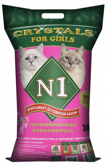 №1 НАПОЛНИТЕЛЬ For Girls силикагель 30 л
