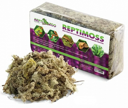 ReptiZOO, Субстрат 40305XF "Мох сфагнум", 100г