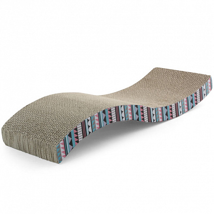 TRIOL Когтеточка-лежанка из гофрокартона "Волна", 530*205*85мм