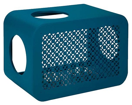 Beeztees Дом-Куб для кошки обеденный стол темно-синий 49*29*33см