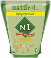 №1 НАПОЛНИТЕЛЬ NATUREL "Кукурузный" Комкующийся 4,5 л