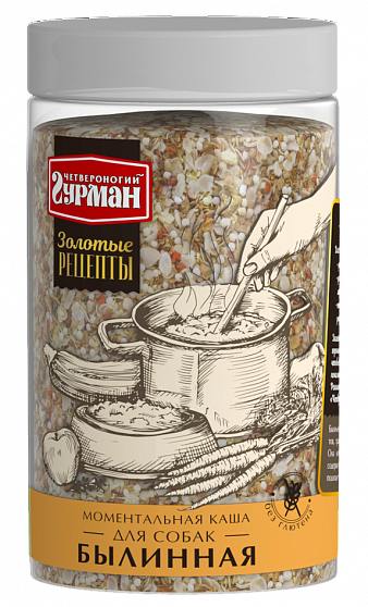 Четвероногий гурман, Моментальная каша для собак "Былинная", 300 г