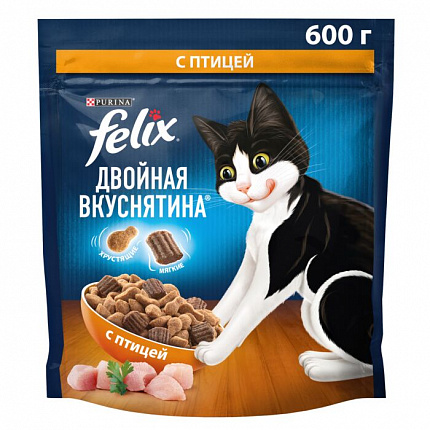 FELIX Двойная вкуснятина Птица, 600гр