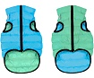 Collar AiryVest Lumi куртка для собак двусторонняя светящаяся, салатово-голубая, размер XS 25