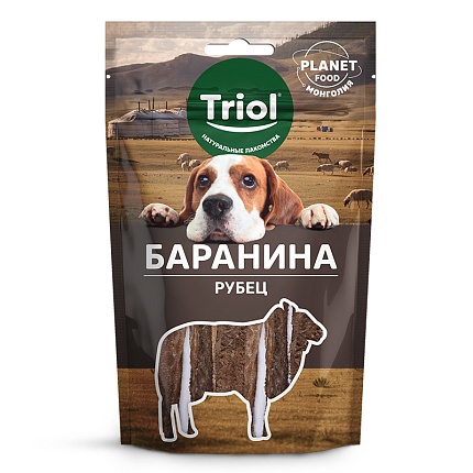 TRIOL Лакомство для собак PLANET FOOD "Рубец бараний", 30г