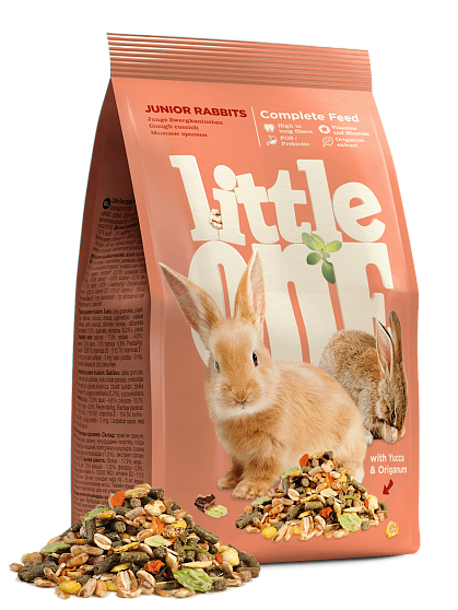 Little One, Корм для молодых кроликов, 0,4 кг