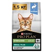 ProPlan, сухой для взрослых стерилизованных кошек и кастрированных котов Кролик, 1,5 кг+0,4кг