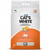 CAT'S WHITE Orange Наполнитель с ароматом апельсина 10л 
