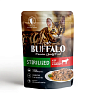 Mr.Buffalo Sterilized  д/стериал кошек Говядина в соусе 85г пауч