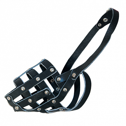 GAMMA Намордник кожаный №2, 155*70*110мм